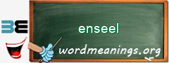 WordMeaning blackboard for enseel